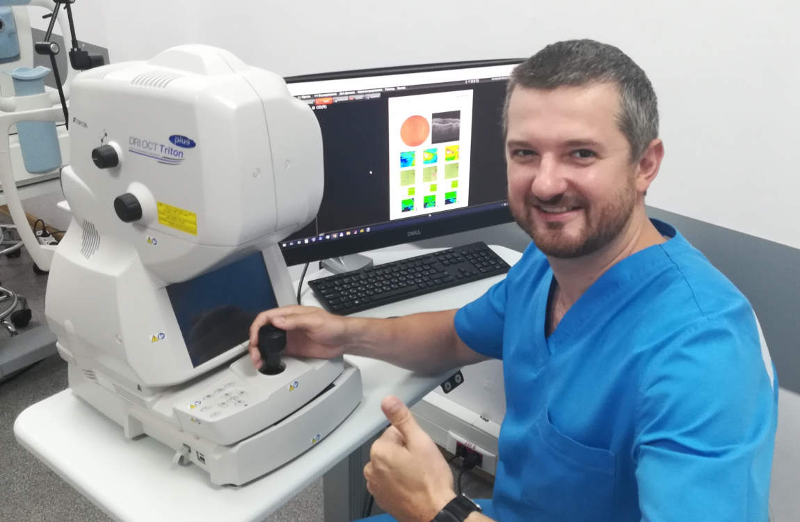 Оптический когерентный томограф DRY OCT Triton с режимом ангиографии