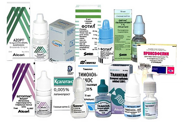 Широкий спектр противоглаукомных препаратов в аптеках